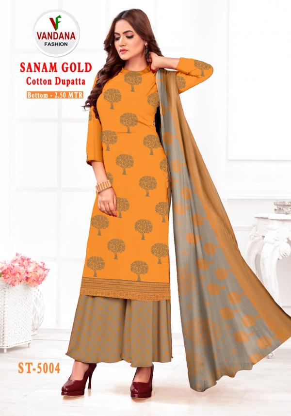 Vandana Sanam Gold Vol-5 Cotton Designer Exclusive Dress Material